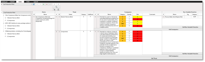 Screenshot of the HLRA module worksheet, showing features such as the navigation tree and new columns.